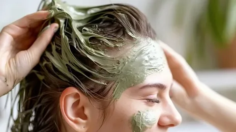 تصویر 1 از حنای سبز خوش‌ بو با رنگ طبیعی و بادوام